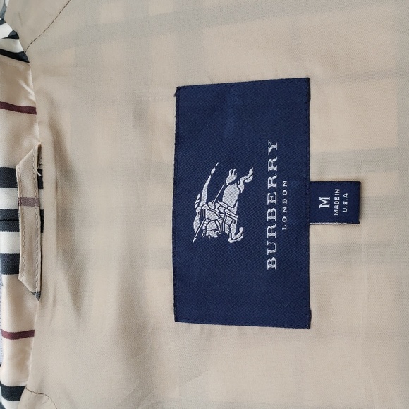 AUTHENTICATED BURBERRY CHECK PLAID LIGHTWEIGHT JACKET WINDBREAKER - Picture 7 of 11